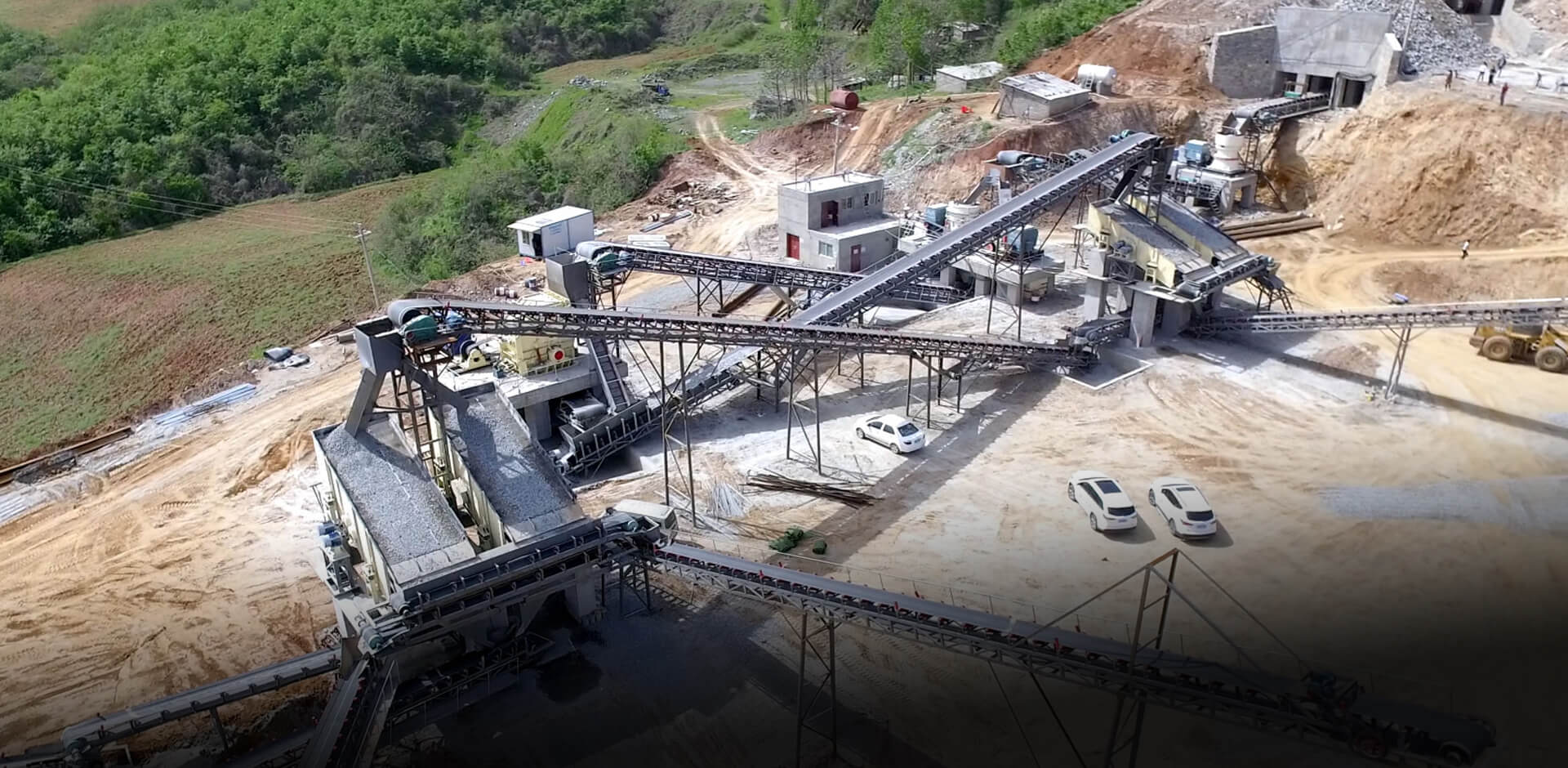 Stone crushing plant