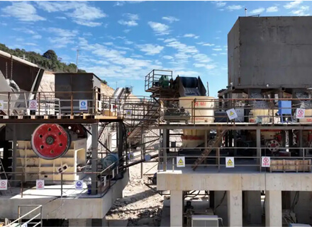 Ethiopian granite processing plant