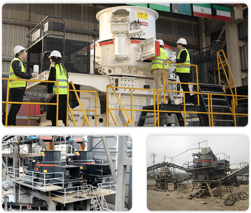HVI Series Impact Sand Making Machine On-site photos 2